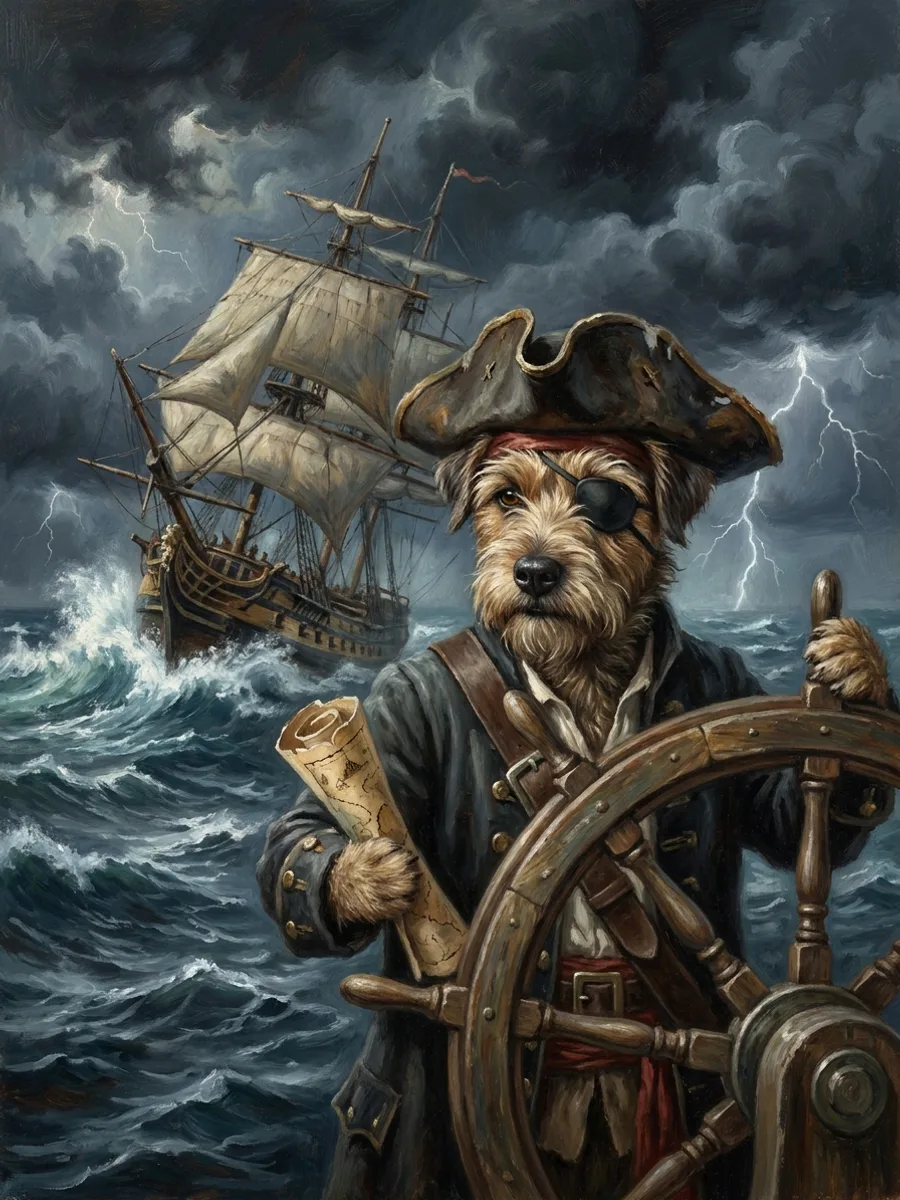 Piratų kapitonas: gyvūnams